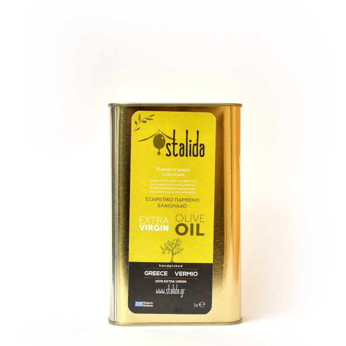 STALIDA Extra virgin olive oil 1L metallic
