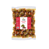 Stalida's Premium Olives Spicy Halkidiki  - Jumbo Olives with Chili Infusion 250G