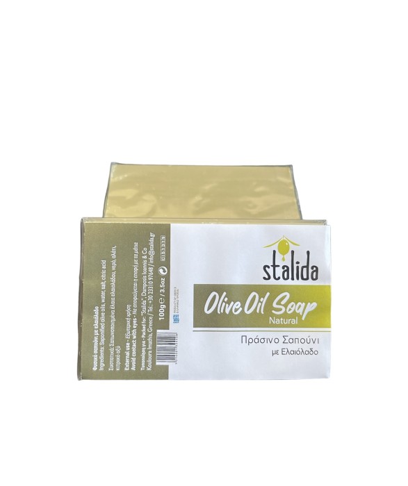 Olive oil soap with olive oil