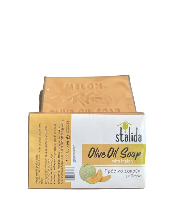 Olive oil soap with melon