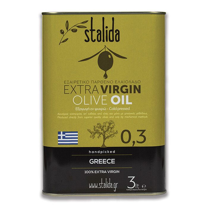 Εξαιρετικό παρθένο ελαιόλαδο 3L Σταλίδα, από την οικογένεια Νταμπώση, συγκομιδή 2024/2025 Βεροία,Ελλάδα,ψυχρή έκθλιψη,ποικιλία κορωνέικη,χωρίς φυτοφάρμακα, Βελούδινη φρουτώδης γεύση